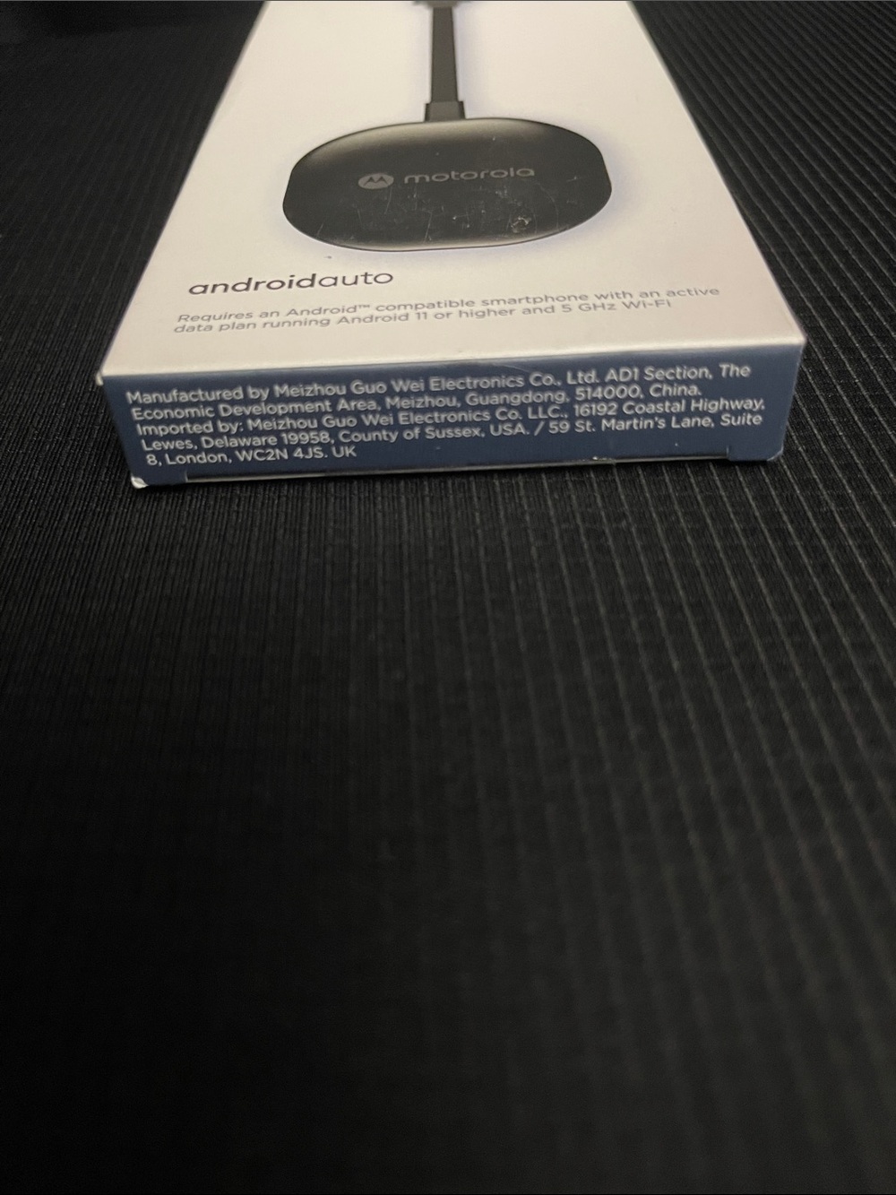 Motorola MA1 Wireless Car Adapter - Black - Picture 3 of 4